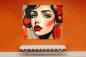 Preview: buntes gesicht gemalt malerei  -peggy liebenow_4